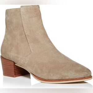 Rag & Bone | Rover Zip Bootie | Warm Suede Gray | Size 38.5/ 7.5